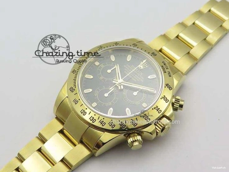 A7750 Dial 116523 Edition Bracelet Black Best On JF Daytona YG YG 0513